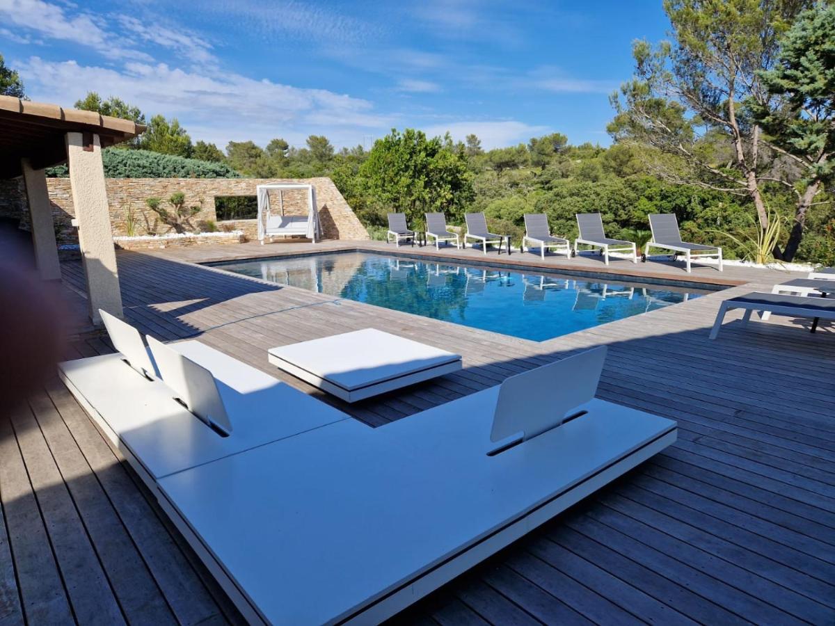 Magnifique Villa De Luxe Au Coeur De La Garrigue Nîmes Dış mekan fotoğraf