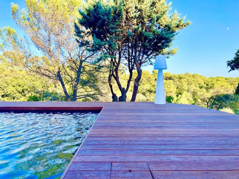 Magnifique Villa De Luxe Au Coeur De La Garrigue Nîmes Dış mekan fotoğraf